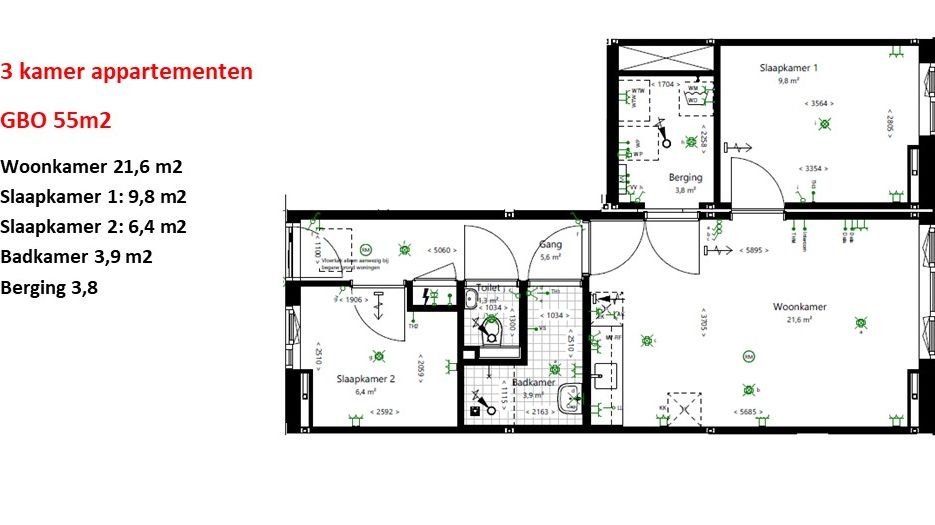 Plattegronden Fase 4