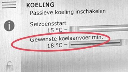 Koeling Instellen