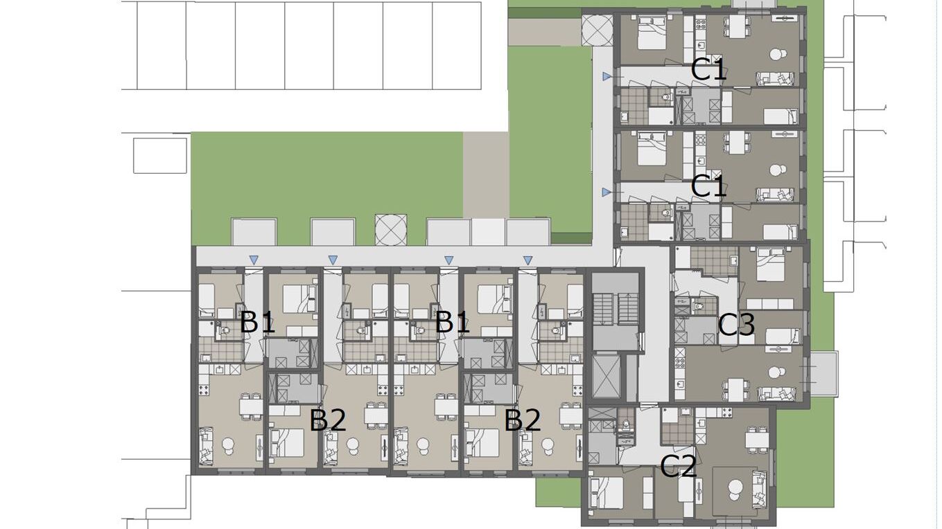 Blok 1.2 plattegrond